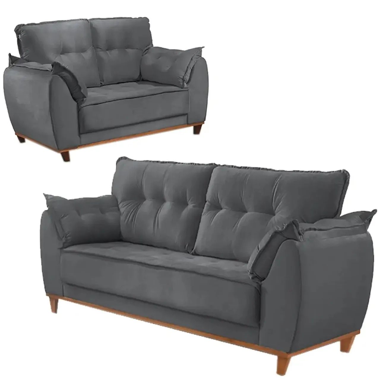 Conjunto de Sofá Espanha com 2 e 3 Lugares/ frete grátis  - Foto 4