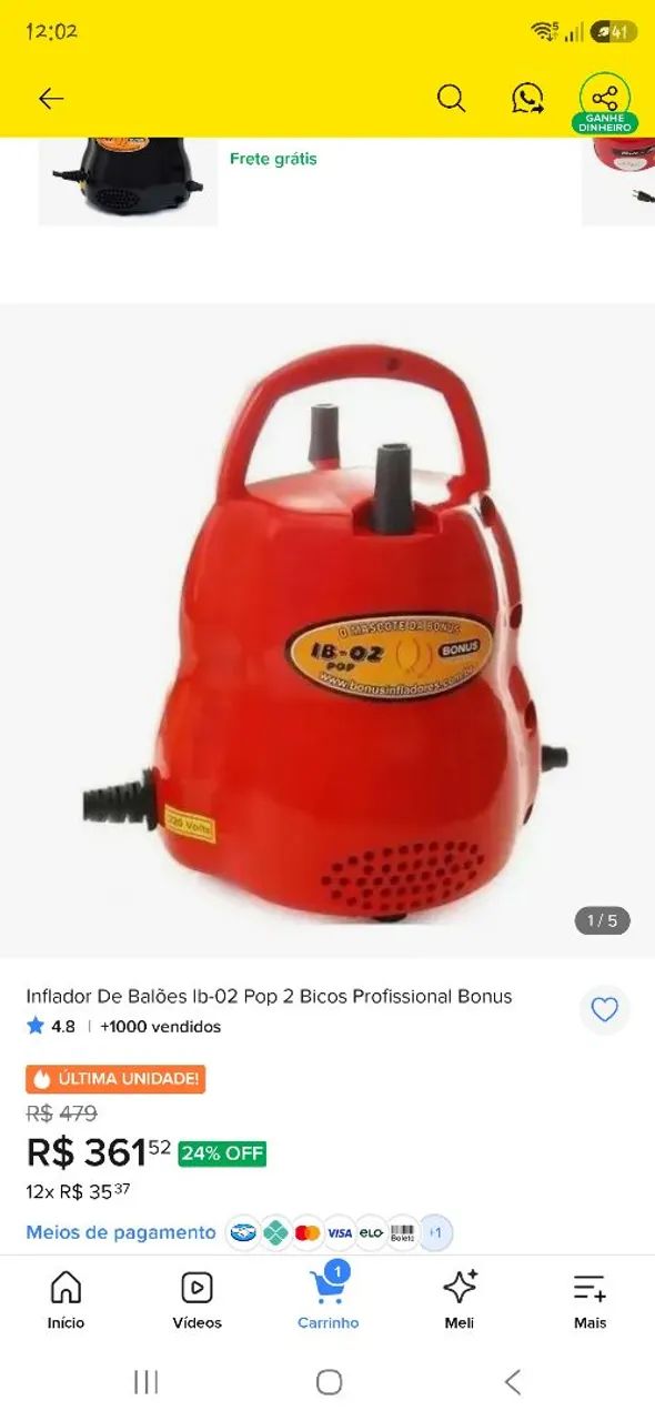 Compressor para balão - Foto 5