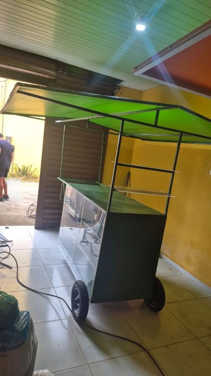 Carrinho de Lanche com Vitrine Ampla  - Foto 2