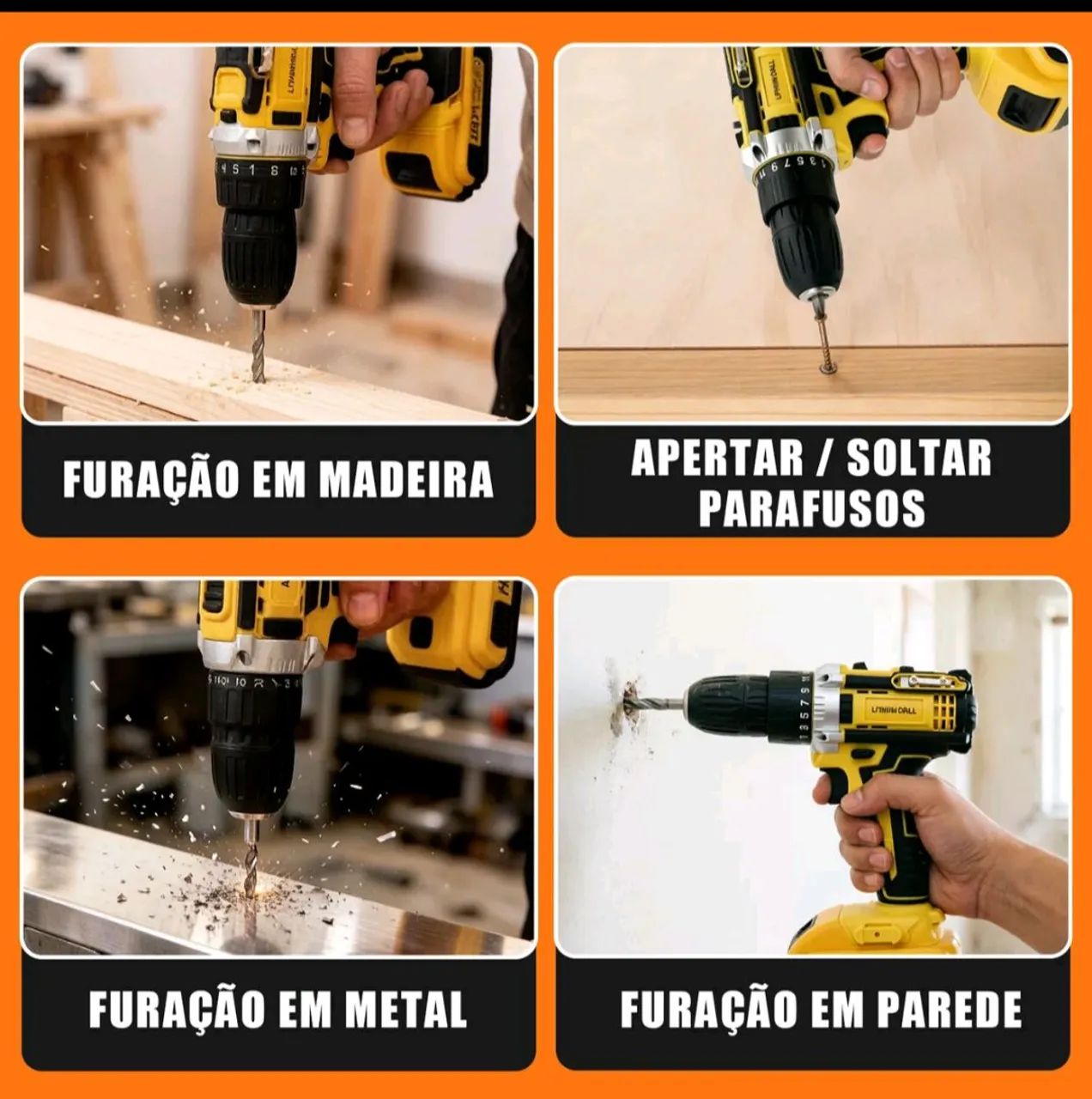 Furadeira e parafusadeira  - Foto 5