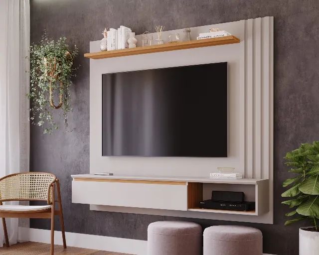 Painel Panama 100% MDF, para Tv Ate 60 Polegadas (Novo) - Foto 2