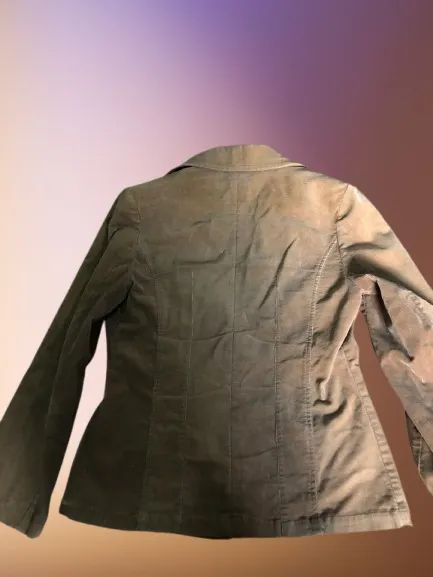 Blazer de veludo bege - Foto 4