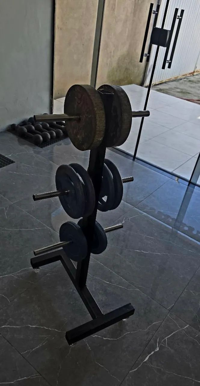 Anilheiro + 40kg de anilha - Foto 2