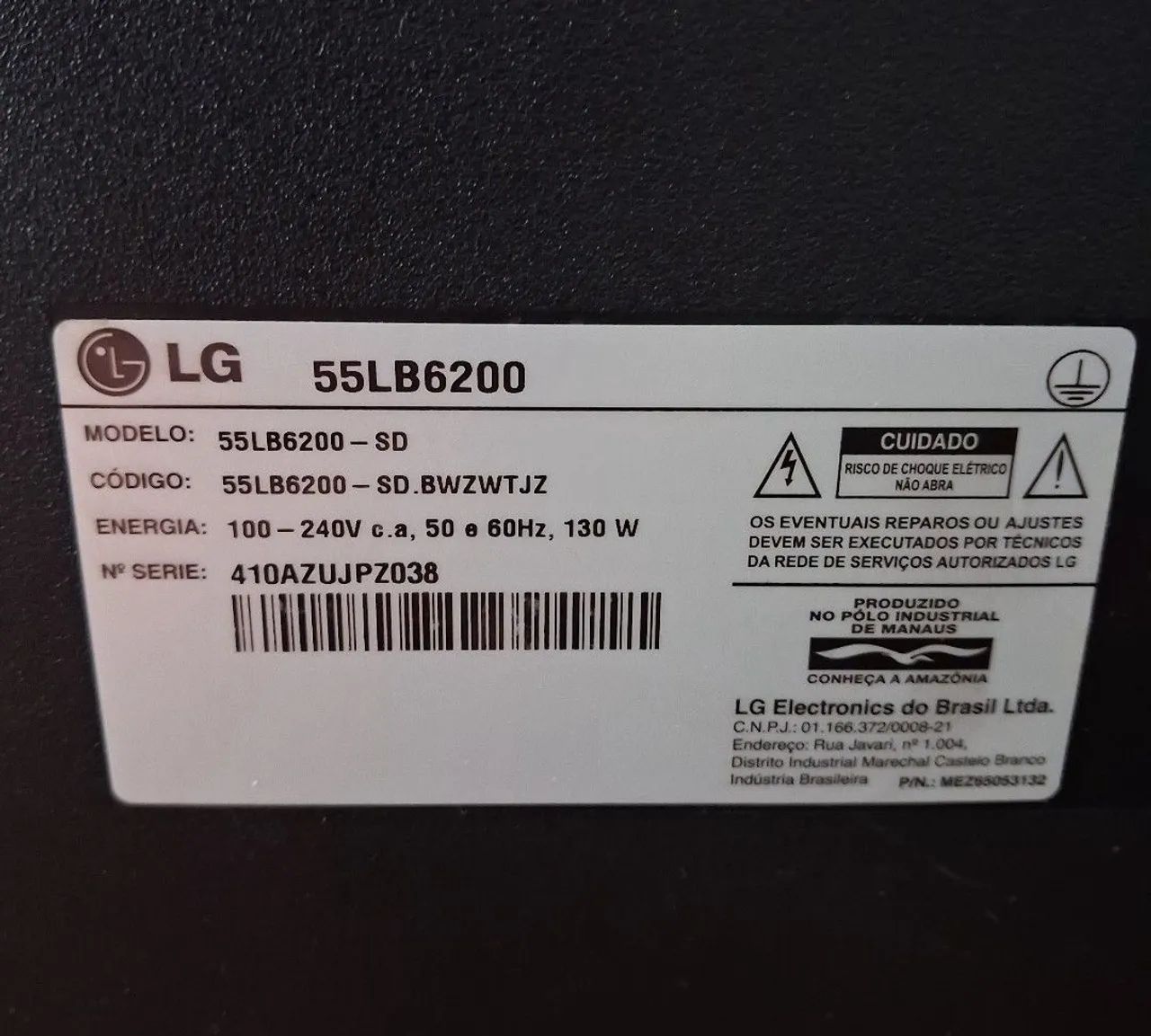 Vendo TV LG 55 polegadas,  da linha 3D LED,  painel LCD Full HD - Foto 4