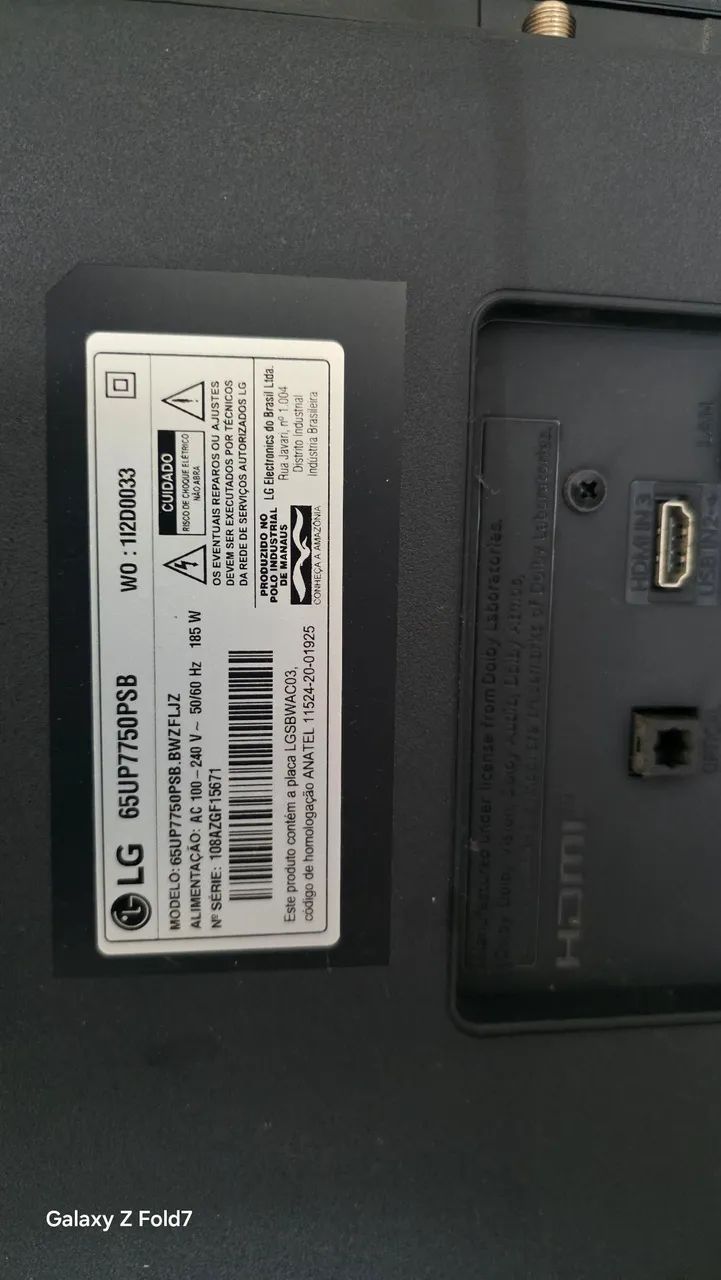 DOA SE  Smart tv 65 retirar peças  - Foto 2