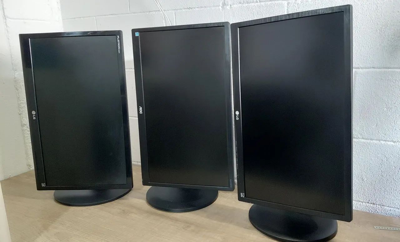 MONITOR LED 22° POLEGADAS FULL HD (1920x1080) HDMI - LG E AOC! 