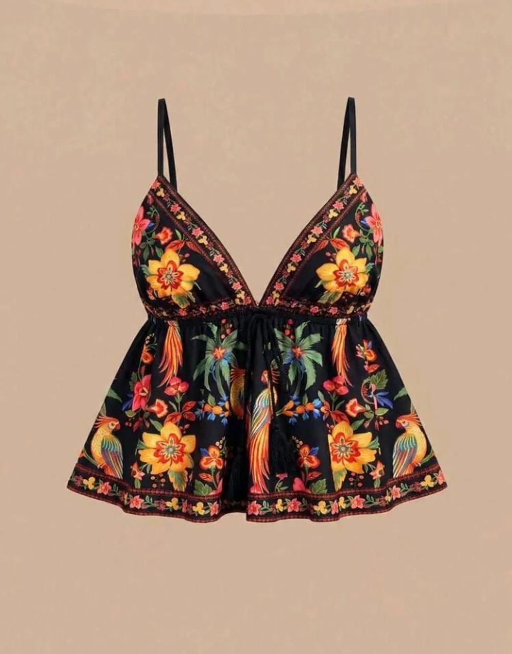 Blusinha com estampa floral  - Foto 2