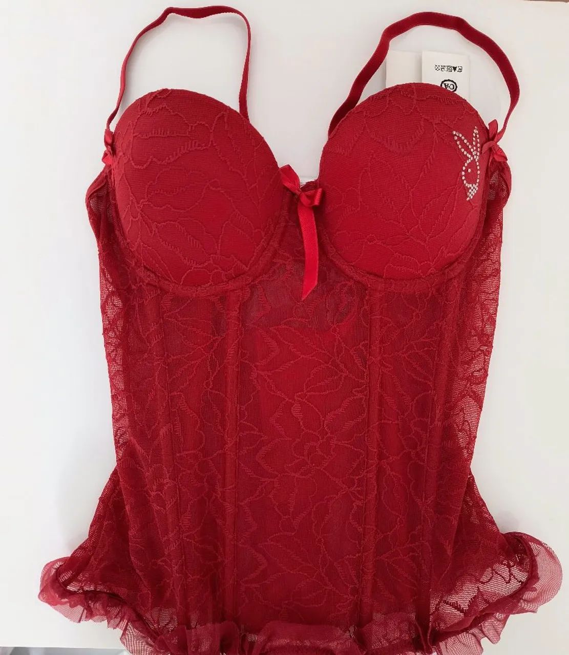 corselet marca play boy n 42 novo - Foto 2
