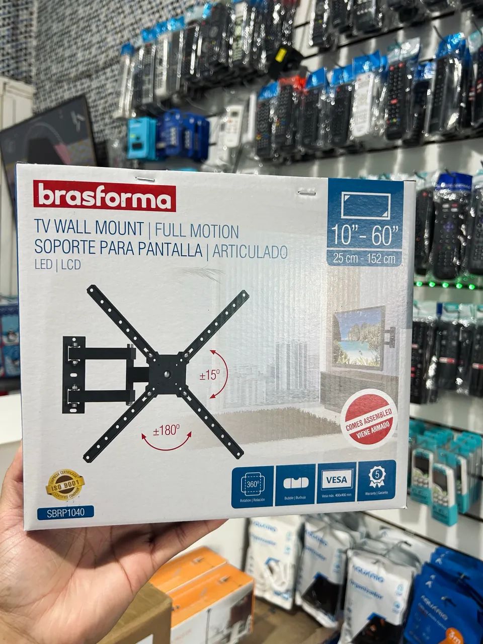 Suporte Articulado de Tv 10 - 60 Polegadas Tri-Articulado 