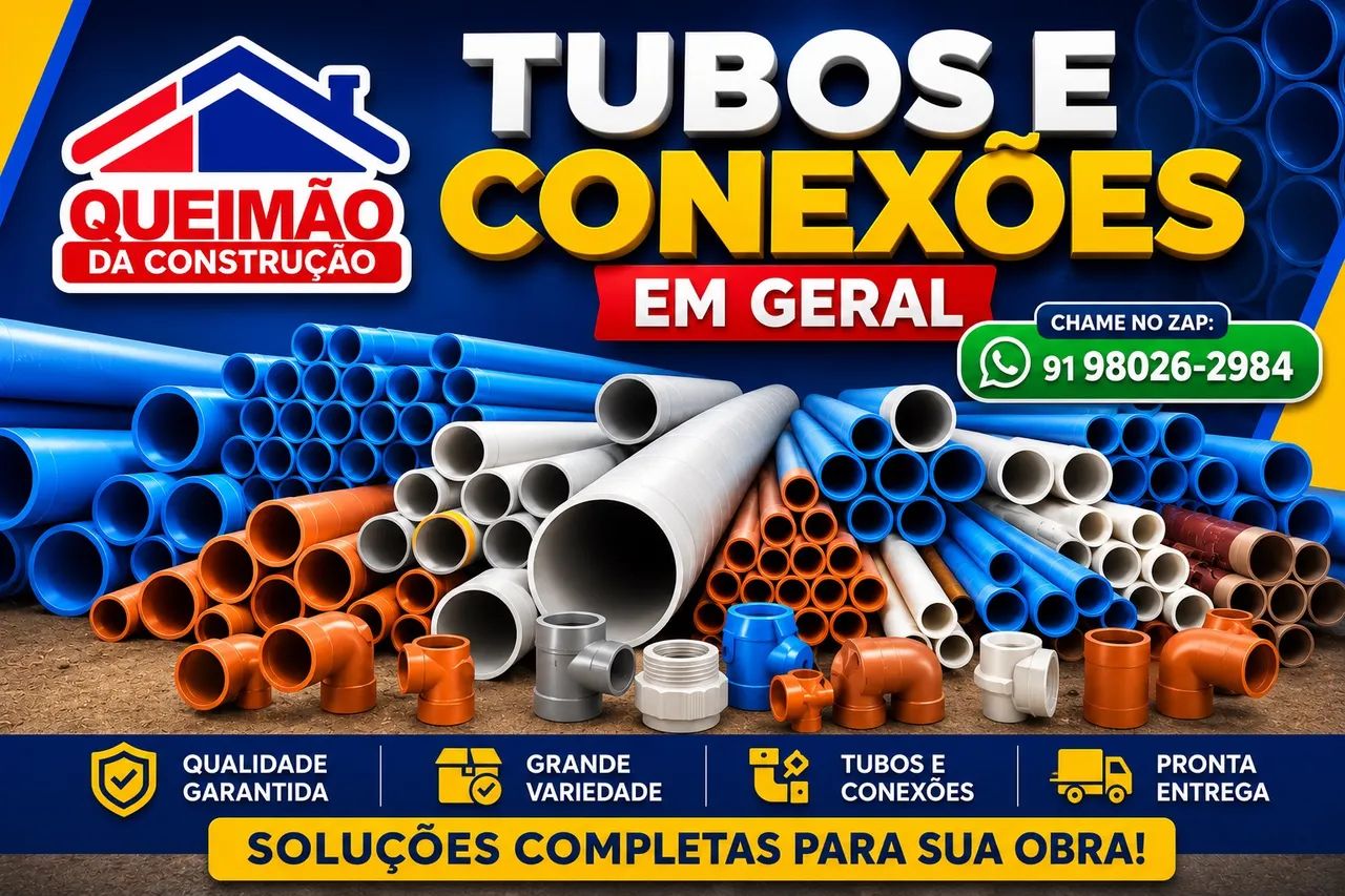 Tubos e Conexões em Geral | PVC Soldável, Esgoto, Irrigação e Poço