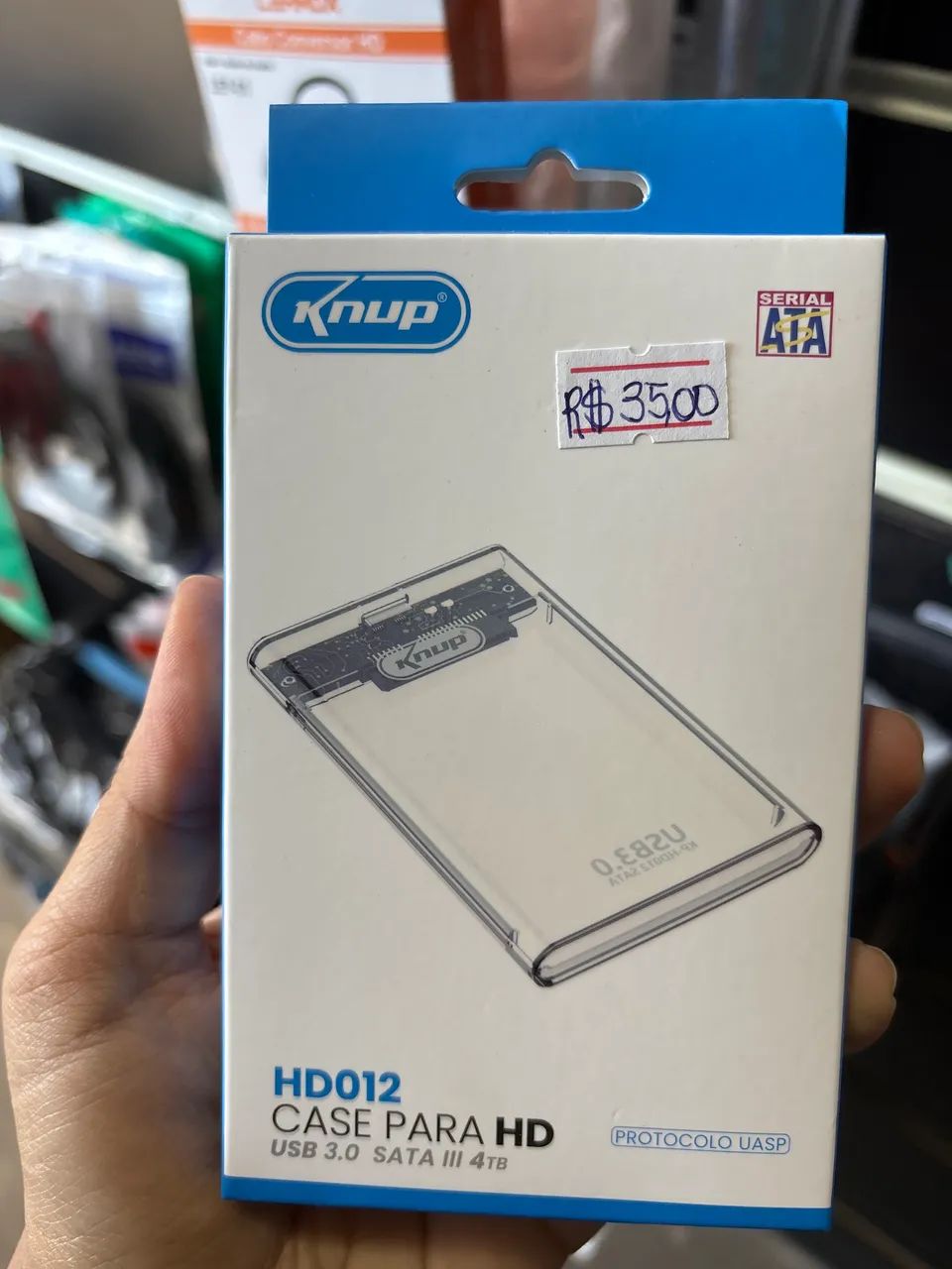 Case para HD USB3.0 Knup