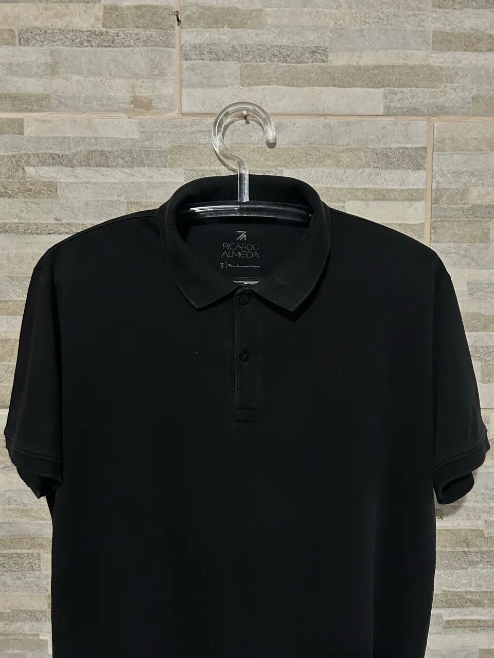 Camisa polo azul Ricardo Almeida 3 - Foto 2