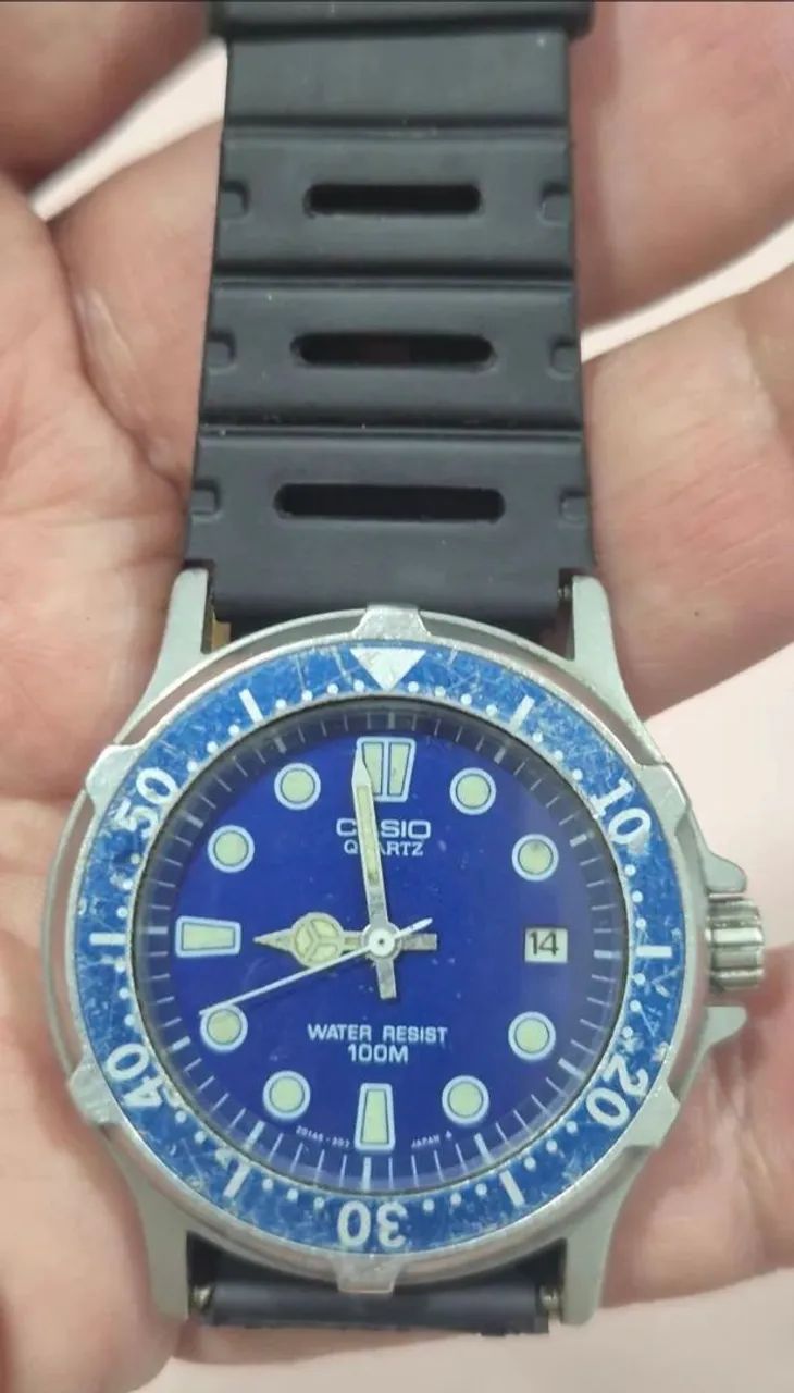 Relógio CASIO MQ-553W 100 METROS  -  ÓTIMO ESTADO - Foto 4