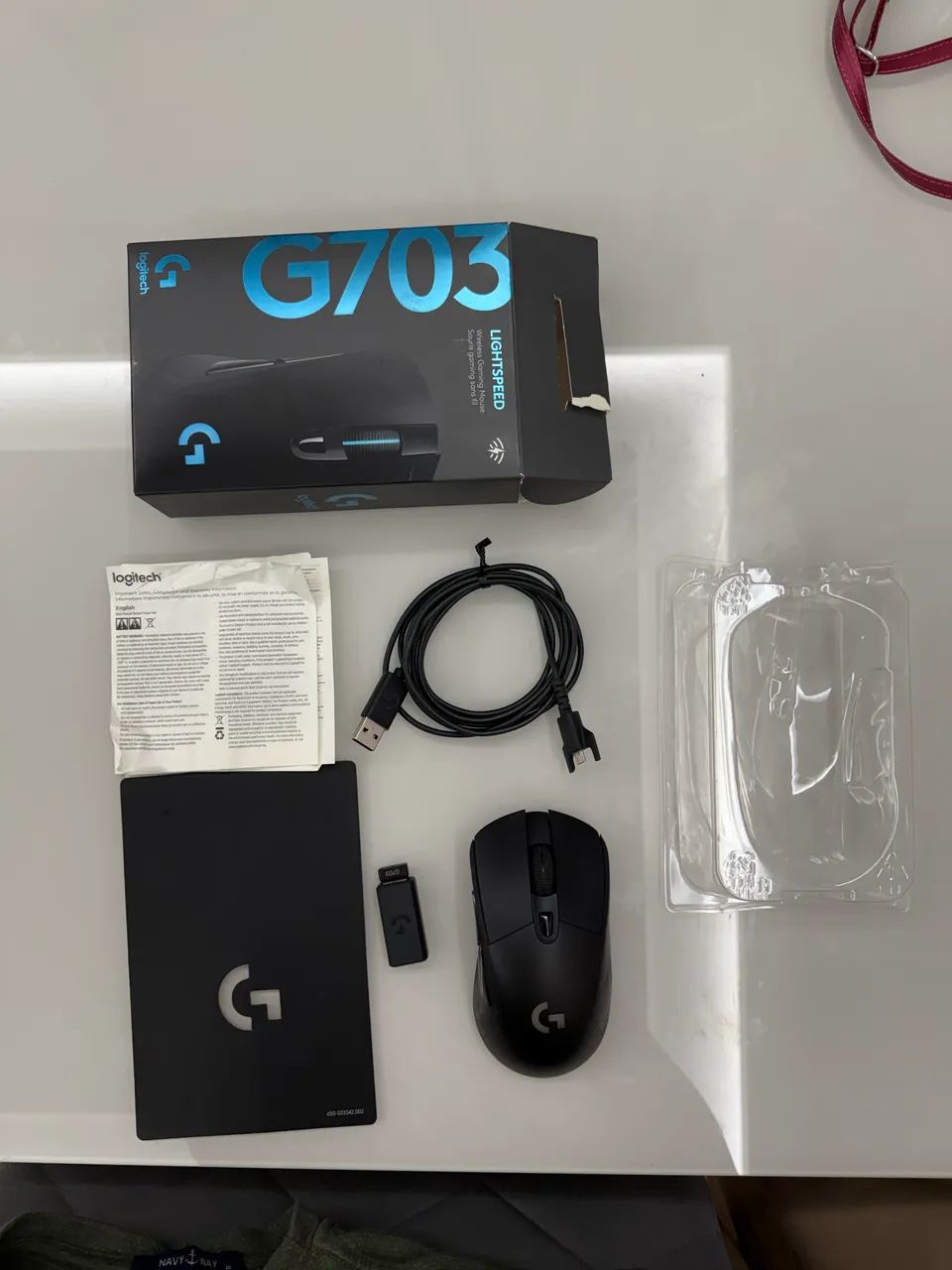 Mouse Logitech G703 sem fio - Foto 2