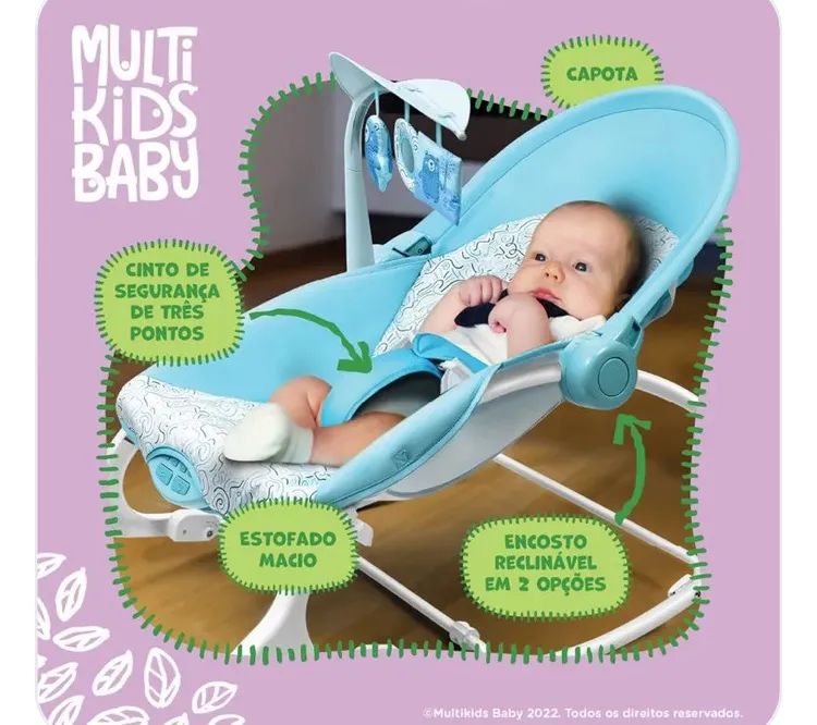 Cadeirinha de descanso multikids - Foto 2