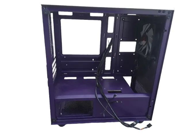 Gabinete de Computador Roxo com 1 Fan - Foto 3
