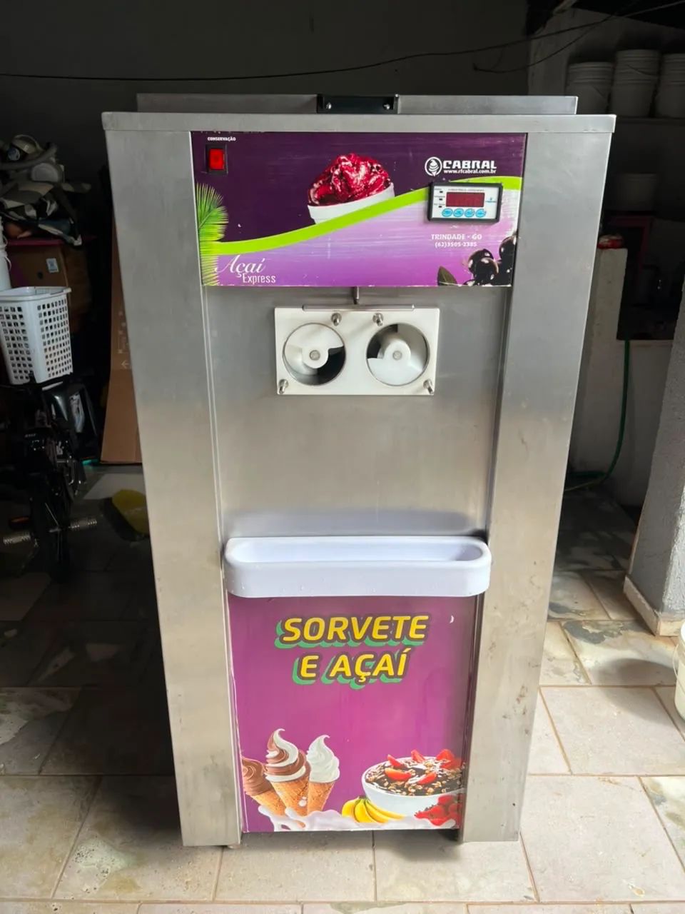 Máquina de sorvete Cabral  - Foto 5