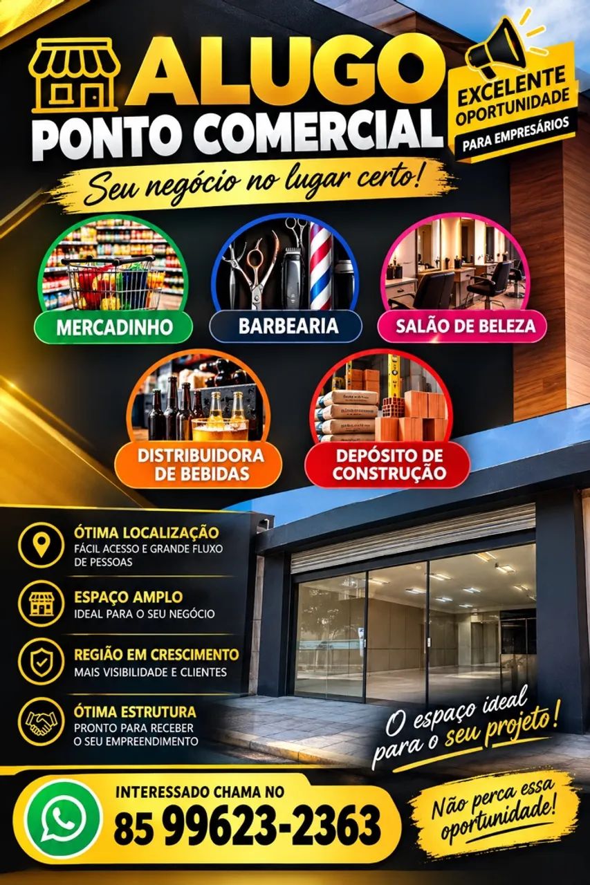 Alugo ponto comercial 