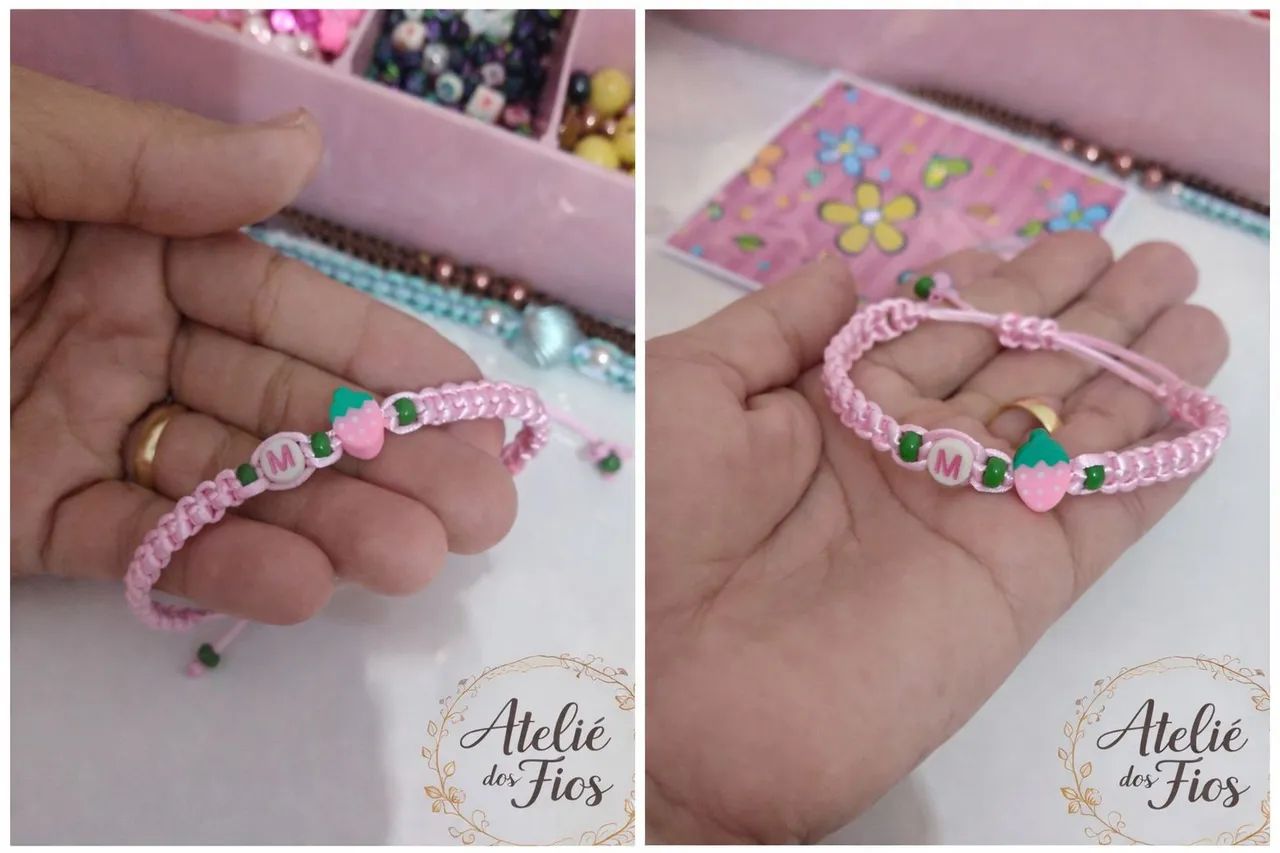 Pulseiras Artesanais - Ateliê dos Fios - Foto 4
