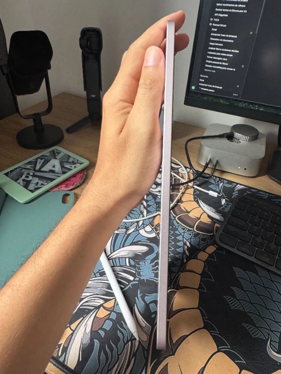 iPad Air 5 M1 64GB + Apple Pencil 2 original + capa - Tablets e E