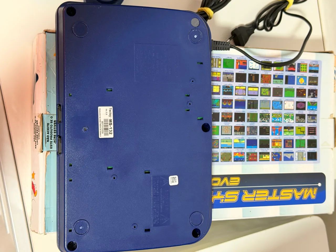 Master System Evolution Tec Toy 132 Jogos Original Com Caixa + 2 Controles Originais - Foto 5