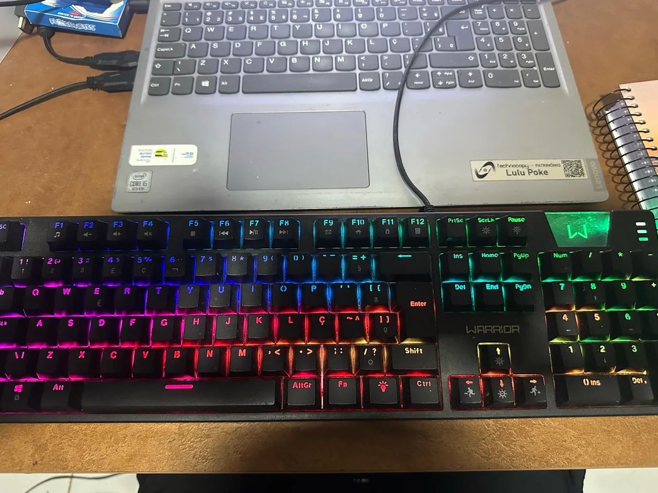 TECLADO E MOUSE GAMER  - Foto 2