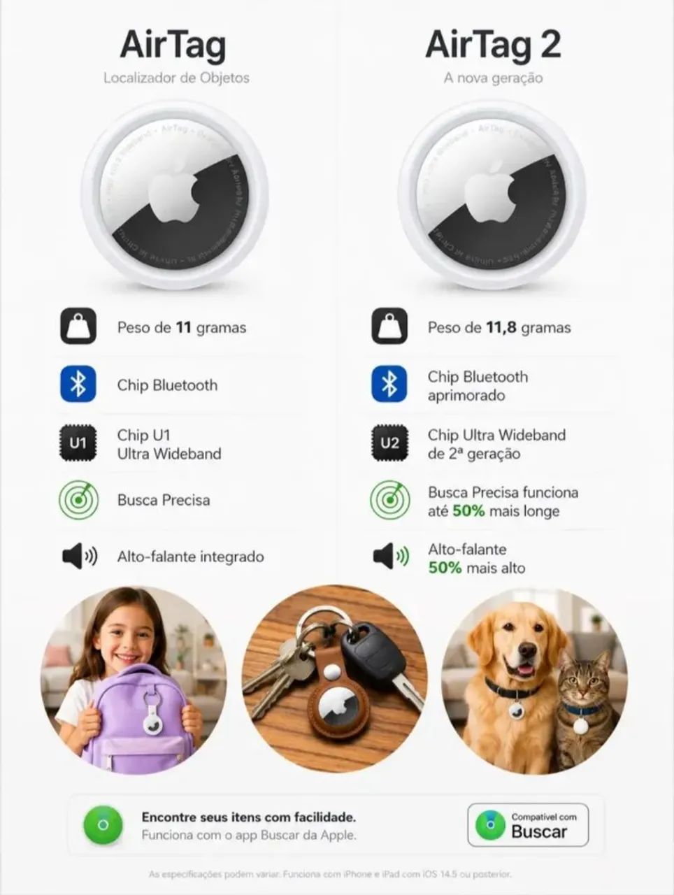 Apple Airtag 2a Geração A2937 Original 2026 - Foto 5