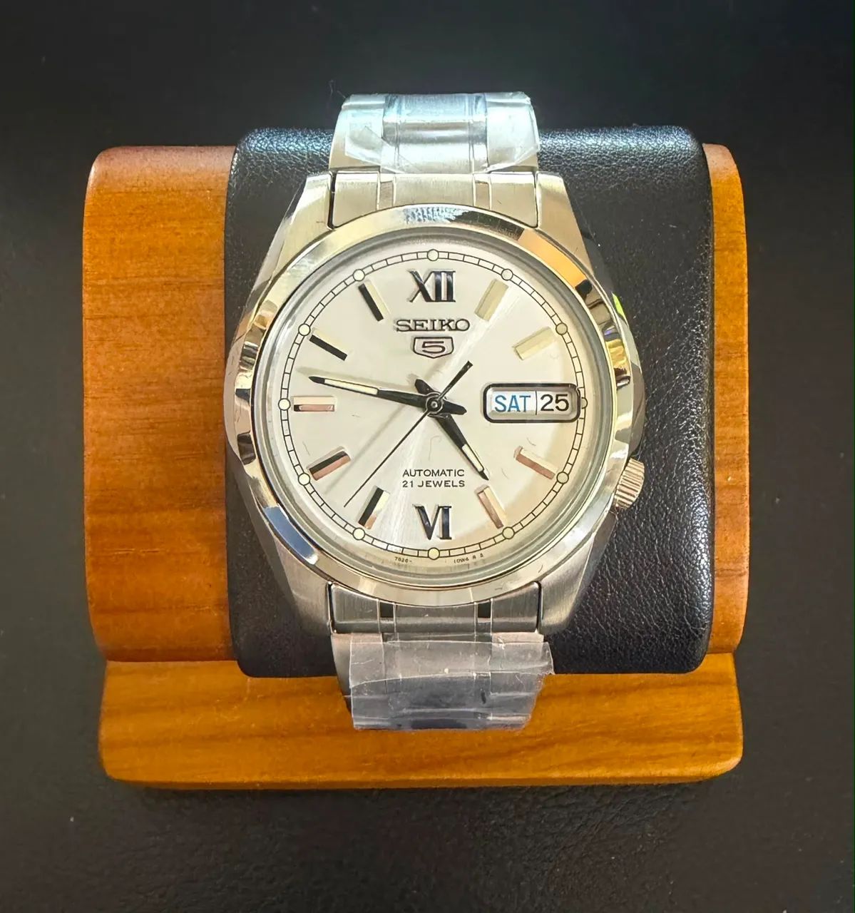 SEIKO 5 SNKL51K1 AUTOMÁTICO 38MM - NOVO COMPLETO - Foto 3