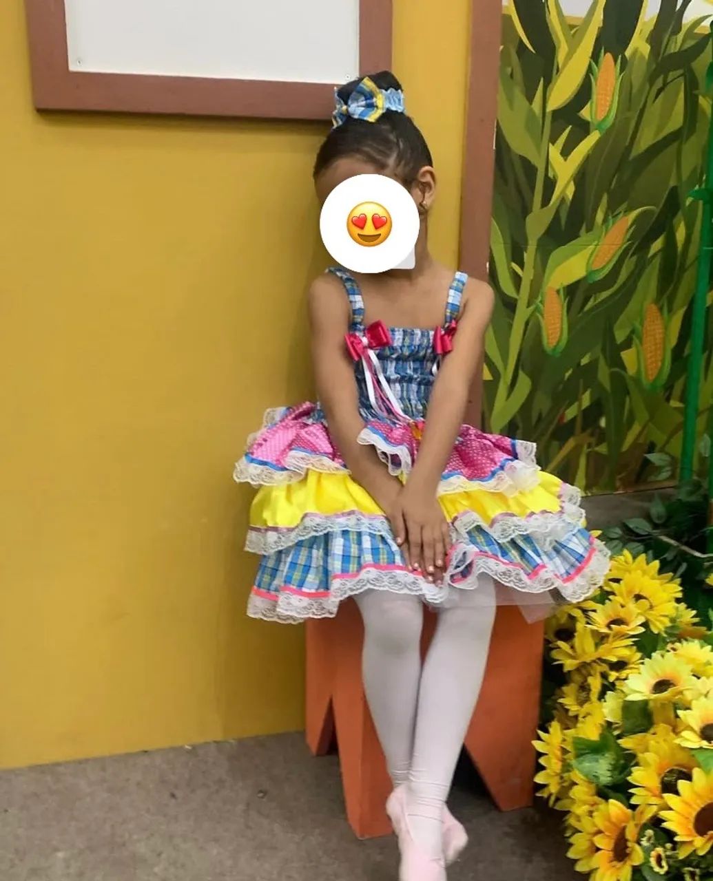 Vestido infantil junino São João  - Foto 4