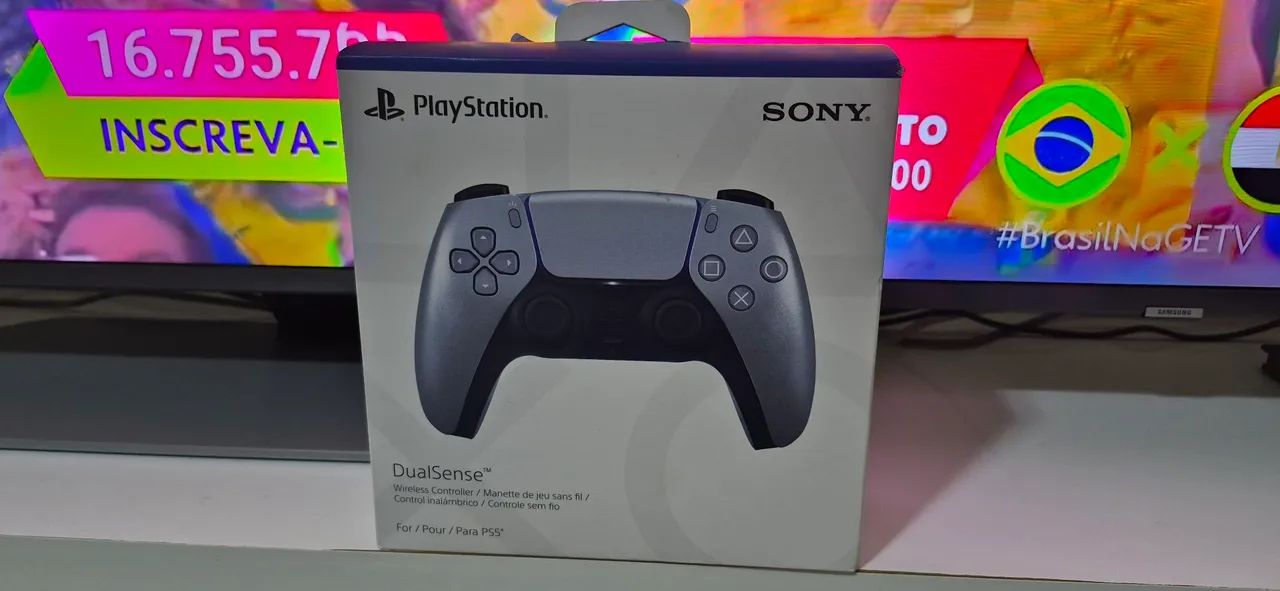 Controle ps5 novo silver  - Foto 2