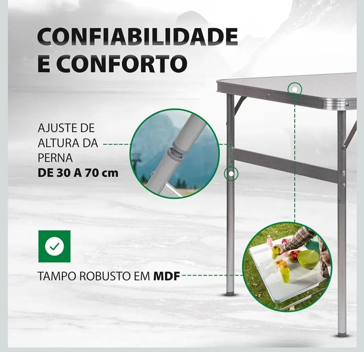 MESA DOBRÁVEL MULTI  - Foto 2