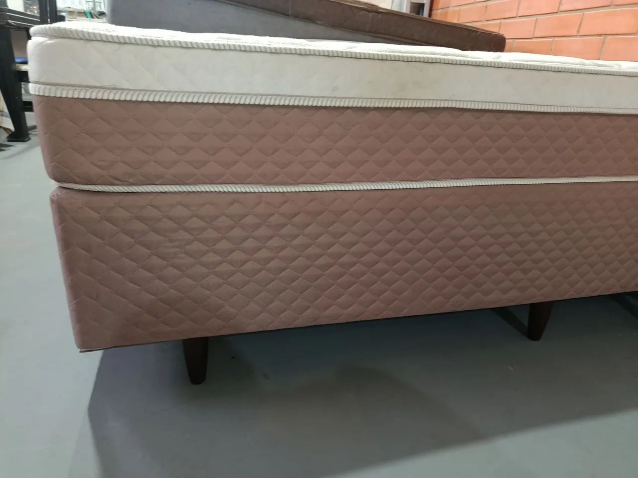 CAMA BOX CASAL SEMI NOVA  MOLAS ENSACADAS  - Foto 5