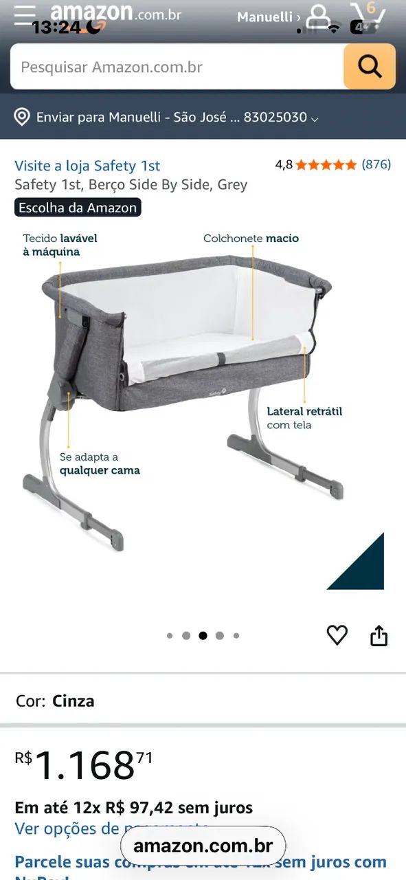Berço safety  - Foto 2