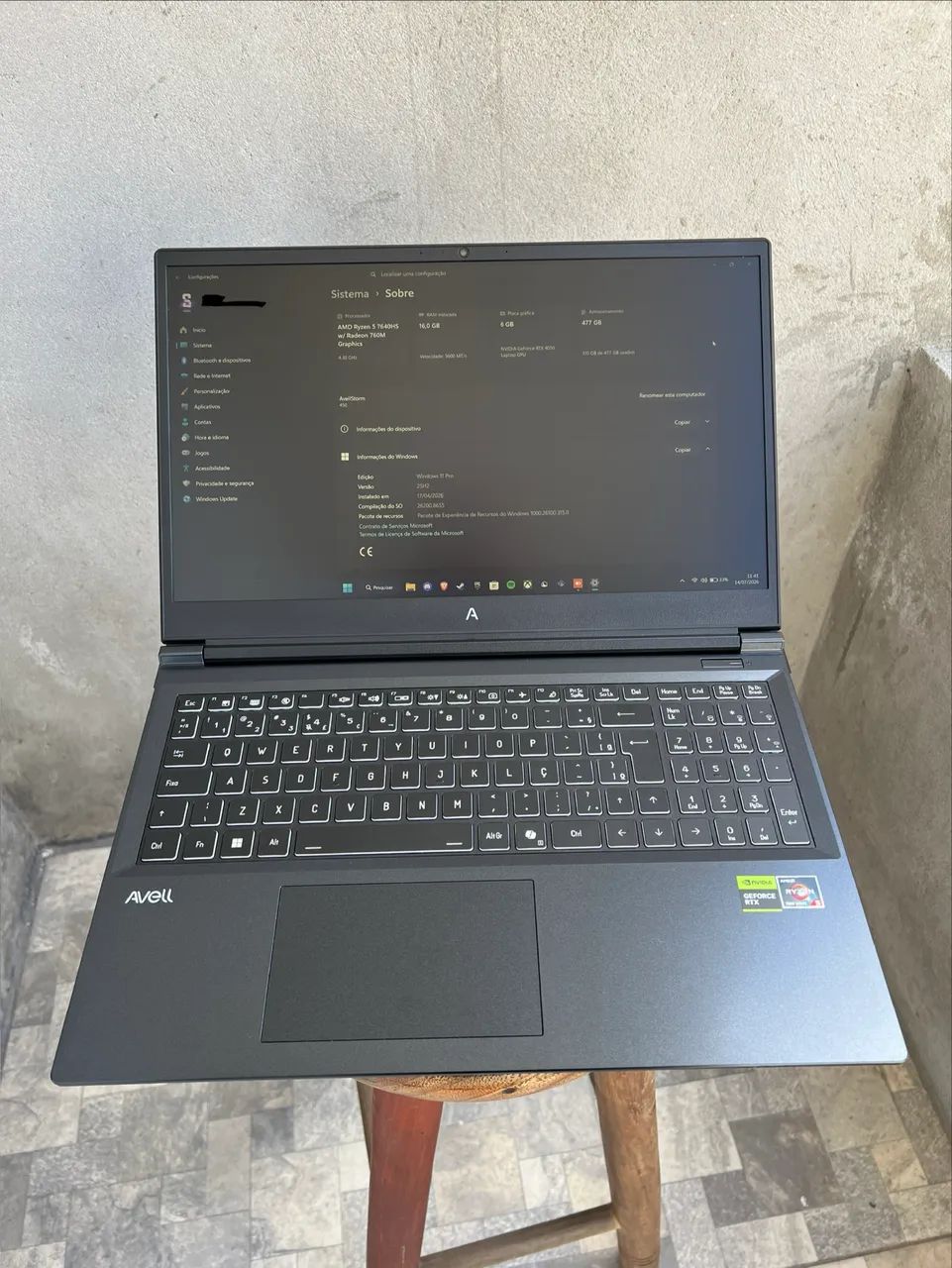 Avell STORM 450 