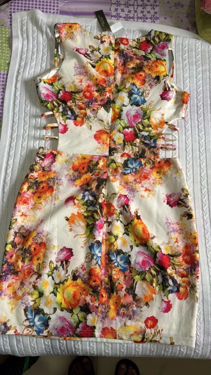 Vestido Presage estampado com bojo - Foto 3
