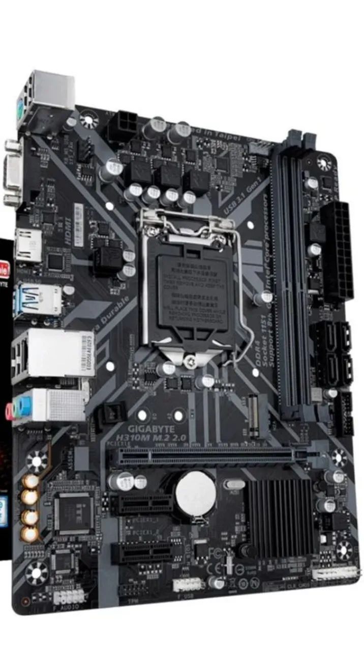 Processador intel i5 8400 + Placa mãe intel H310 + Cooler - Foto 2
