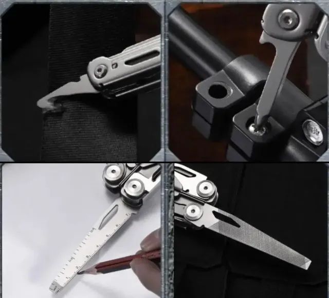 Alicate Multiferramenta 27 Funções Em Aço Inox Kit Completo - Foto 5