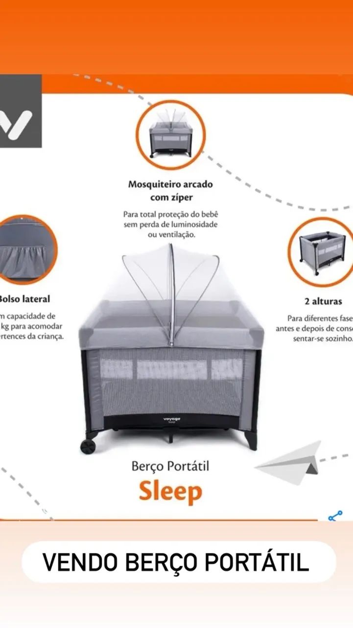 Vendo berço portátil 