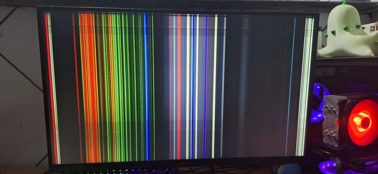 Monitor 27 polegadas, resolução 2K com defeito - Foto 3