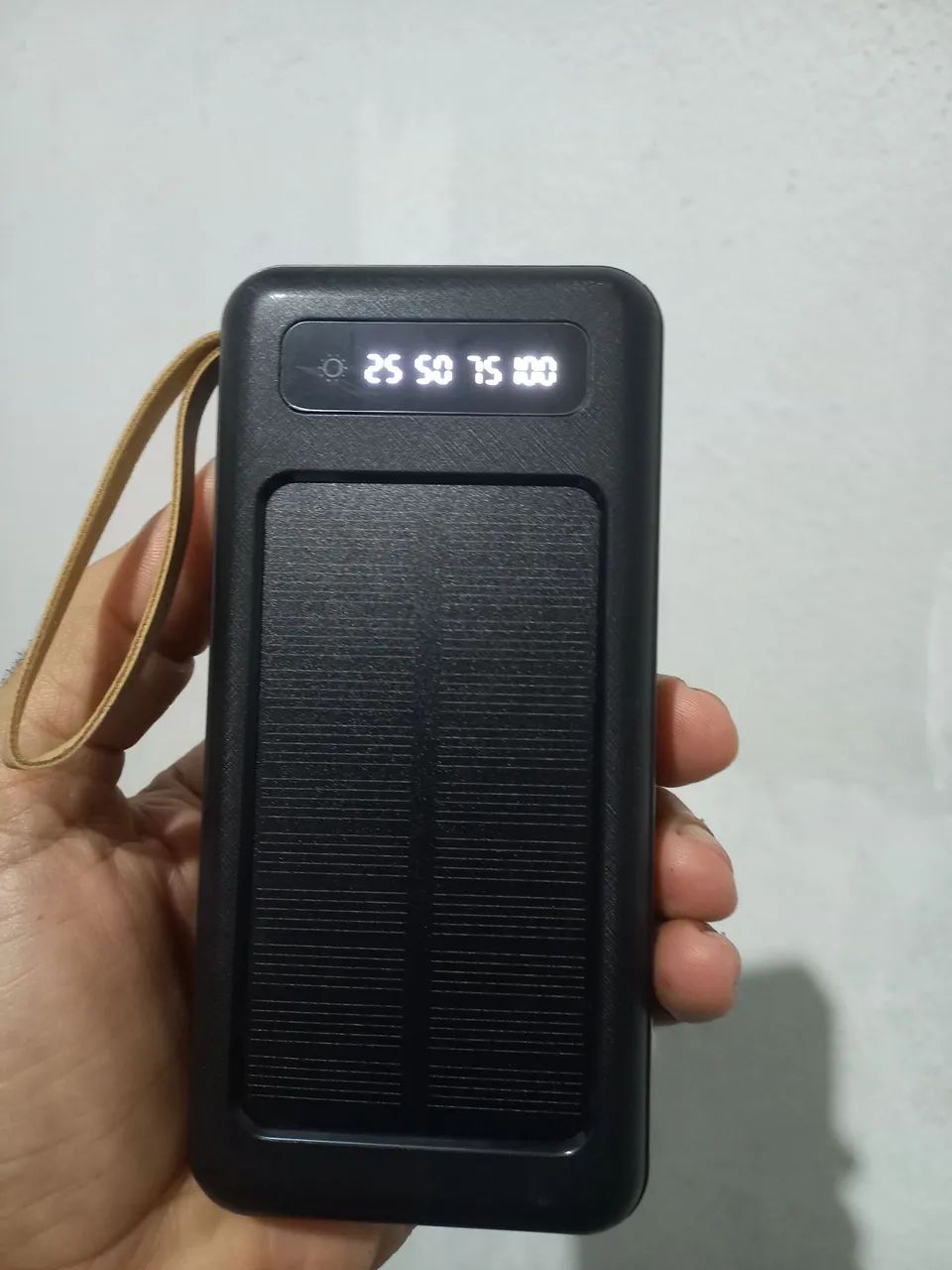 Carregador de celular 20000mAh energia solar portátil 