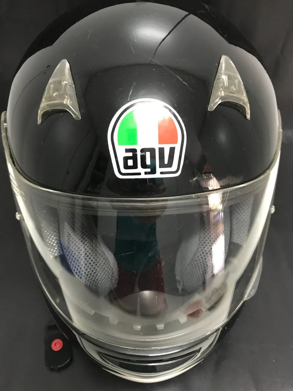 Capacete KBC preto número 58 - Foto 2
