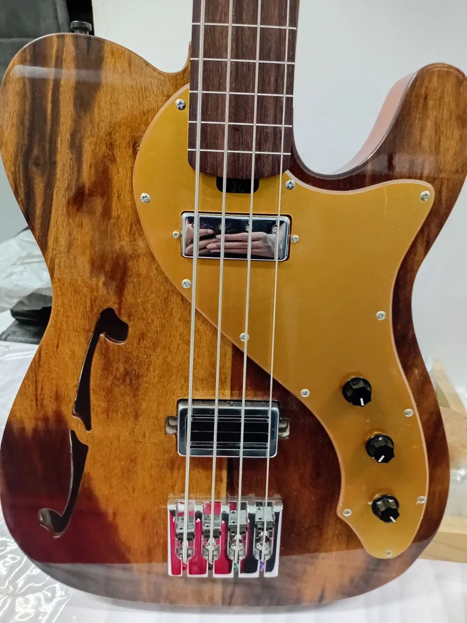 Baixo fratless telecaster studbacker - Foto 2