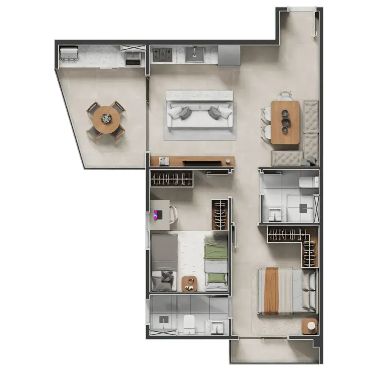 PLANTA 68m²