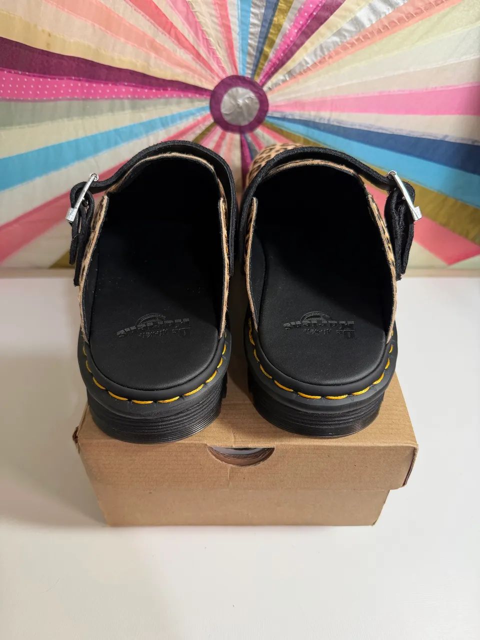 Dr. Martens Zebzag Suede Slingback Platform Mule - Foto 3