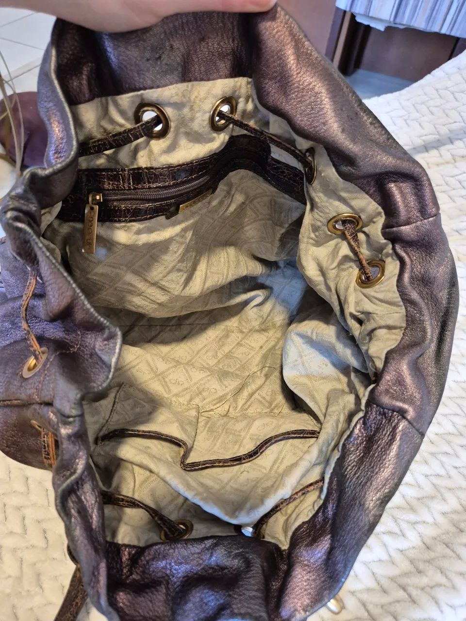 Bolsa em couro Ana Paula - Foto 4