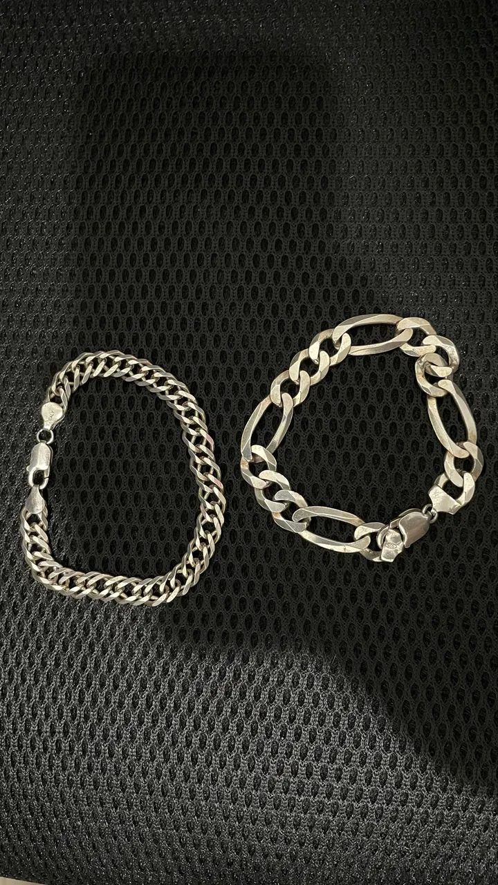 Pulseiras de Prata grossa