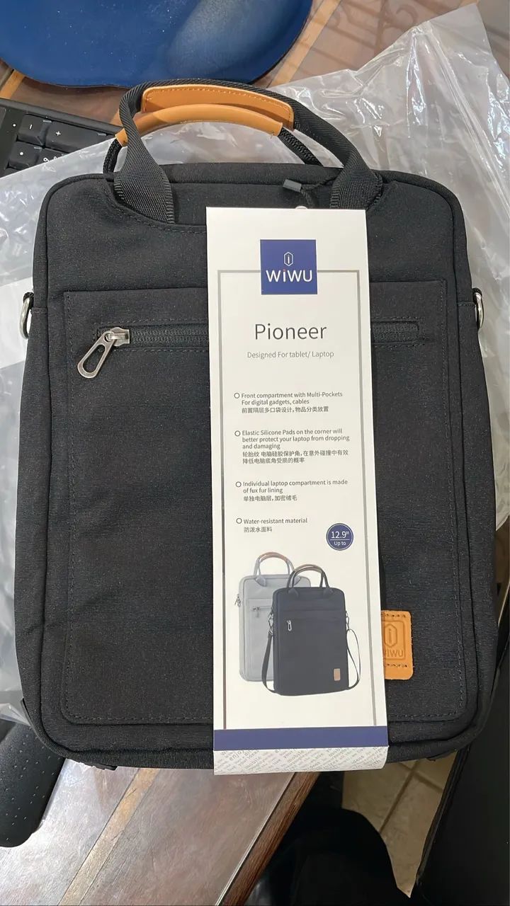 Bolsa Bag para iPad e Notebook de até 12.9 polegadas - Preta 