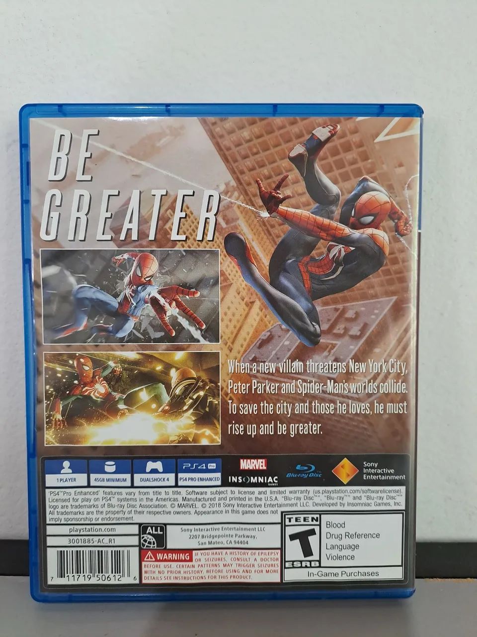 Jogo PS4 original - Marvel's Spider Man  - Foto 3