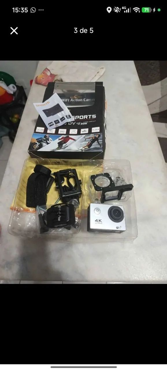 Câmera 4K Sport Full HD - Foto 3