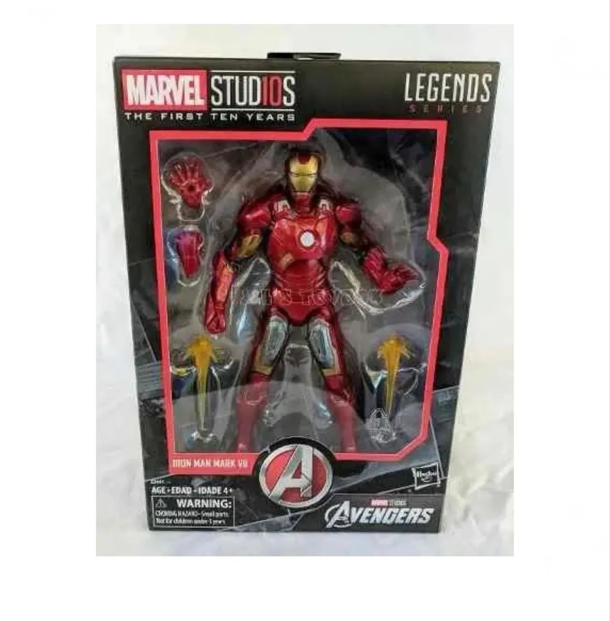 Figura de acción Homem de Ferro Marvel Studios: The First Ten Years - Mark VII E2441 